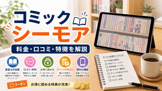 コミックシーモアの比較ポイント｜選び方と注意点のアイキャッチ画像
