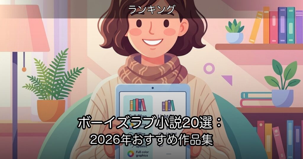 ボーイズラブ小説20選：2026年おすすめ作品集