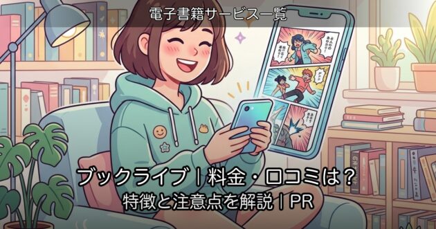 ブックライブ｜料金・口コミは？特徴と注意点を解説｜PR
