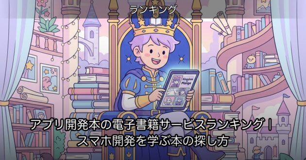 アプリ開発本の電子書籍サービスランキング|スマホ開発を学ぶ本の探し方