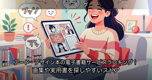 アート・デザイン本の電子書籍サービスランキング｜画集や実用書を探しやすいストア