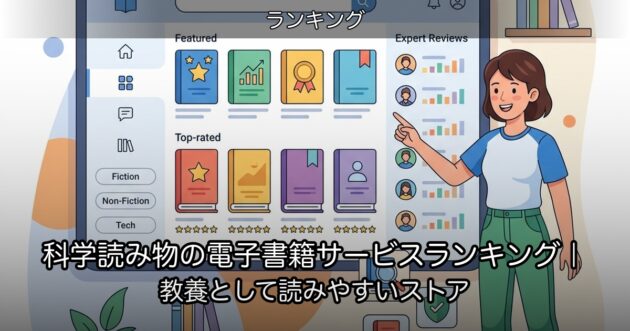 科学読み物の電子書籍サービスランキング|教養として読みやすいストア