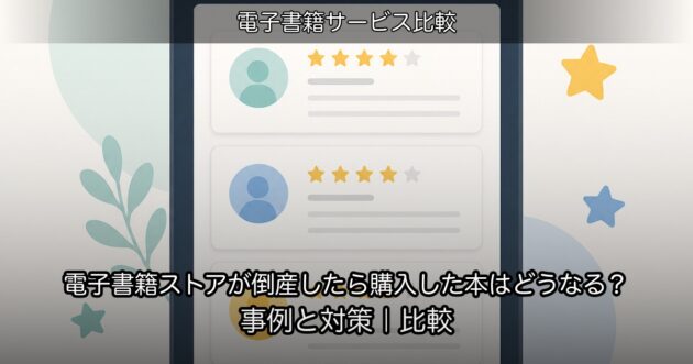 電子書籍ストアが倒産したら購入した本はどうなる？事例と対策｜比較