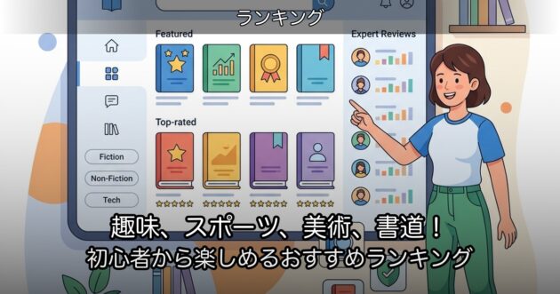 趣味、スポーツ、美術、書道！初心者から楽しめるおすすめランキング
