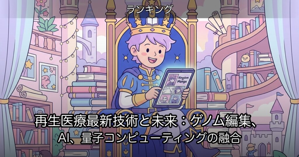 再生医療最新技術と未来：ゲノム編集、AI、量子コンピューティングの融合
