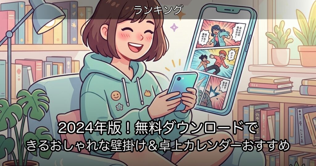 2024年版！無料ダウンロードできるおしゃれな壁掛け＆卓上カレンダーおすすめ