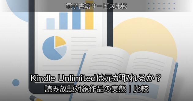 Kindle Unlimitedは元が取れるか？読み放題対象作品の実態｜比較