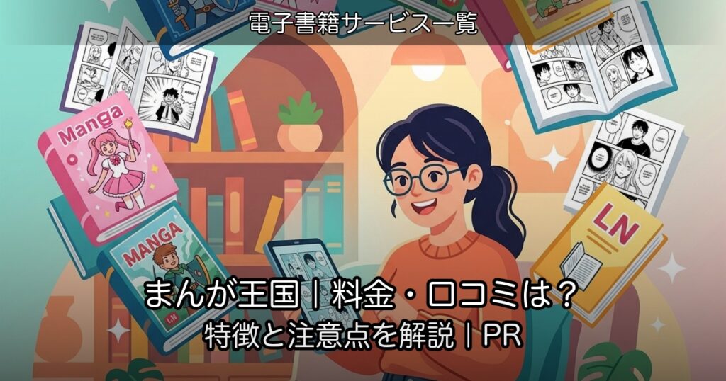 まんが王国｜料金・口コミは？特徴と注意点を解説｜PR