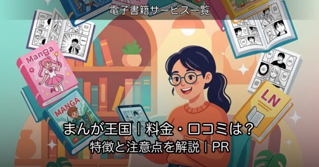 まんが王国｜料金・口コミは？特徴と注意点を解説｜PR