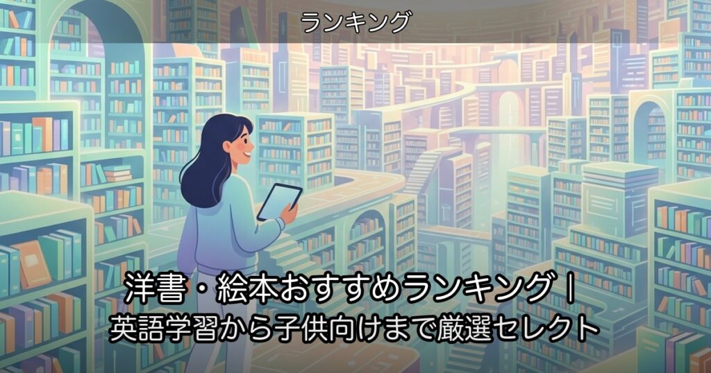 洋書・絵本おすすめランキング｜英語学習から子供向けまで厳選セレクト