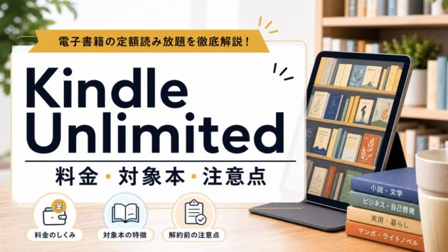 Kindle Unlimitedの料金はどうか｜請求の見方と確認ポイントのアイキャッチ画像